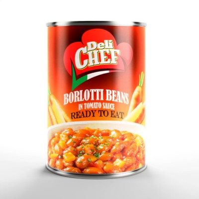 Borlotti Beans in Tomato Sauce