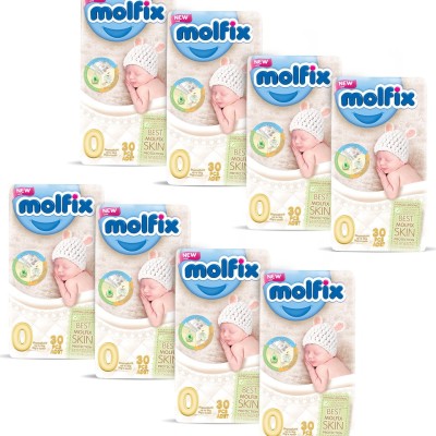 Molfix Premature 0 Size Nappies 240 Pieces