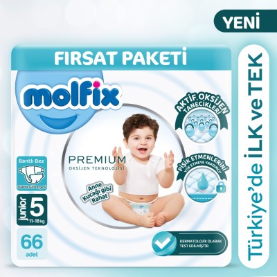 Molfix Premium Size 5 Ultra Offer Pack 66 Pieces