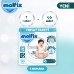 Molfix Premium Size 5 Ultra Offer Pack 66 Pieces