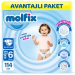 Molfix Nappies Size 6 Extra Large Advantage Pack 114 Pieces