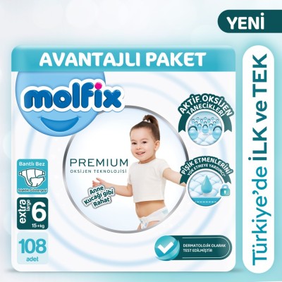 Molfix Premium Advantage Pack Size 6 108 Pieces