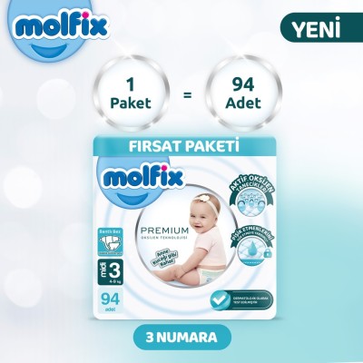 Molfix Premium Ultra Offer Pack Size 3 94 Pieces