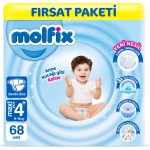 Molfix Nappies Size 4+ Maxi Plus Offer Pack 68 Pieces