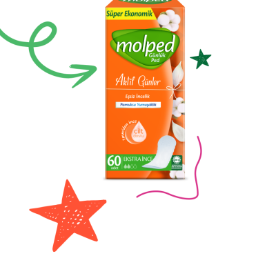Molped Pantyliners Active Days