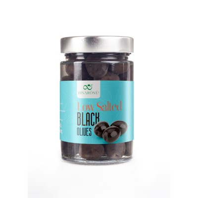 Low Salted Black Olives