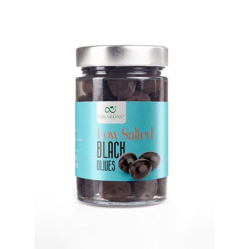 Low Salted Black Olives