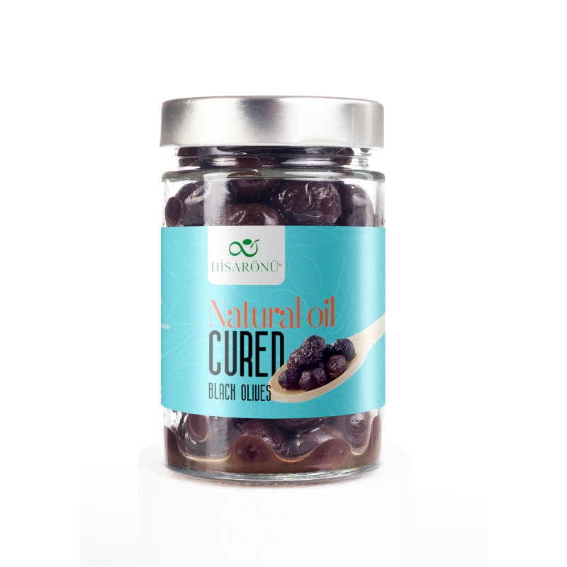 Natural Oil Cured Black Olives