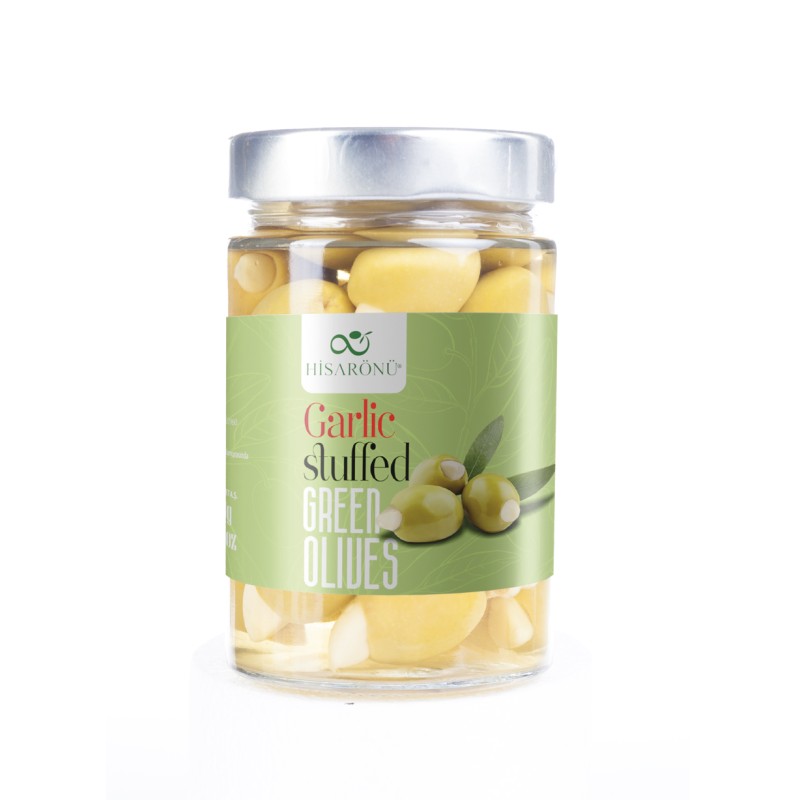 Green Olive stuffed with Garlic